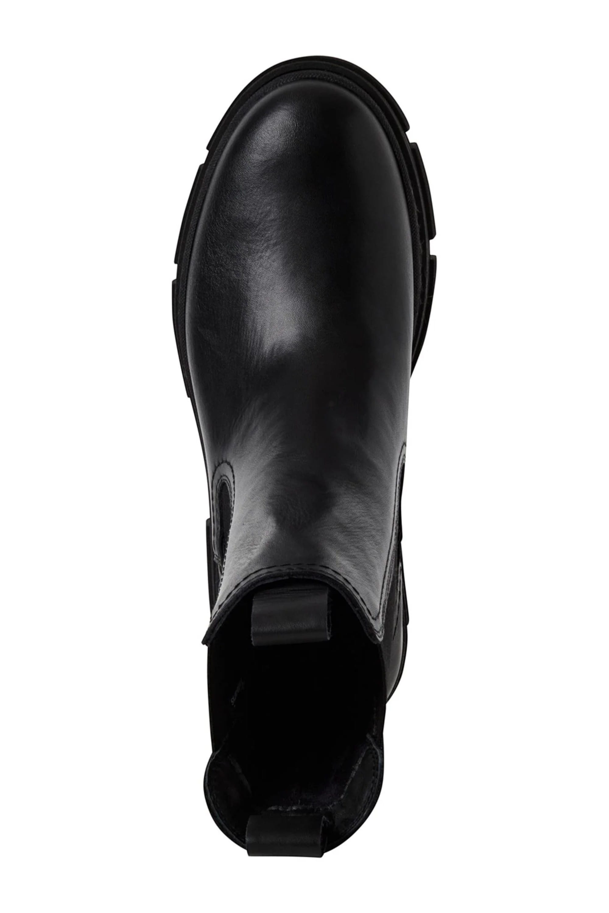 Black Tamaris Black Tamaris Womens Black High Chelsea Boots, Image 5 of 7