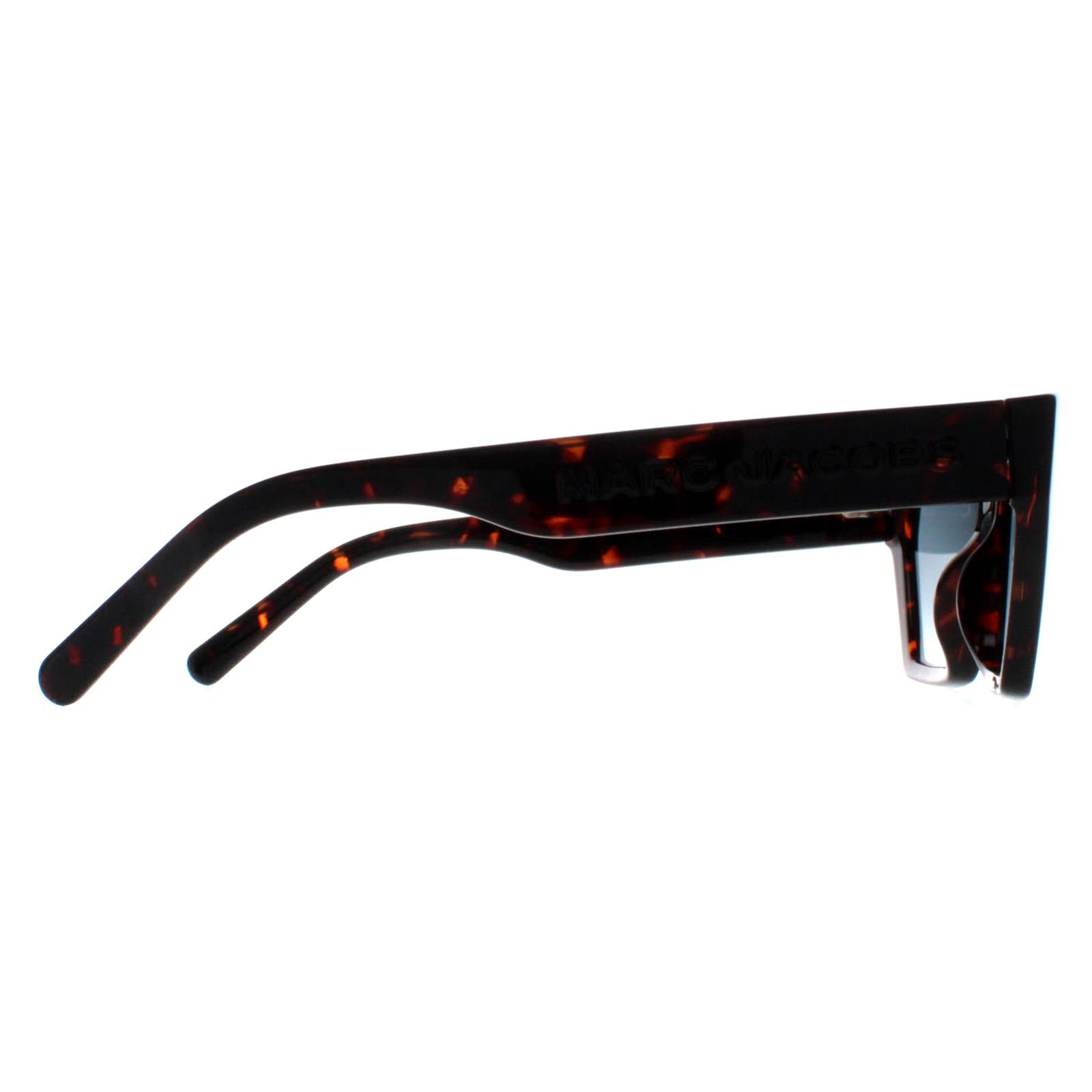 Brown Cat Eye Shiny Dark Havana Blue Gradient MARC 657/S, Image 4 of 4