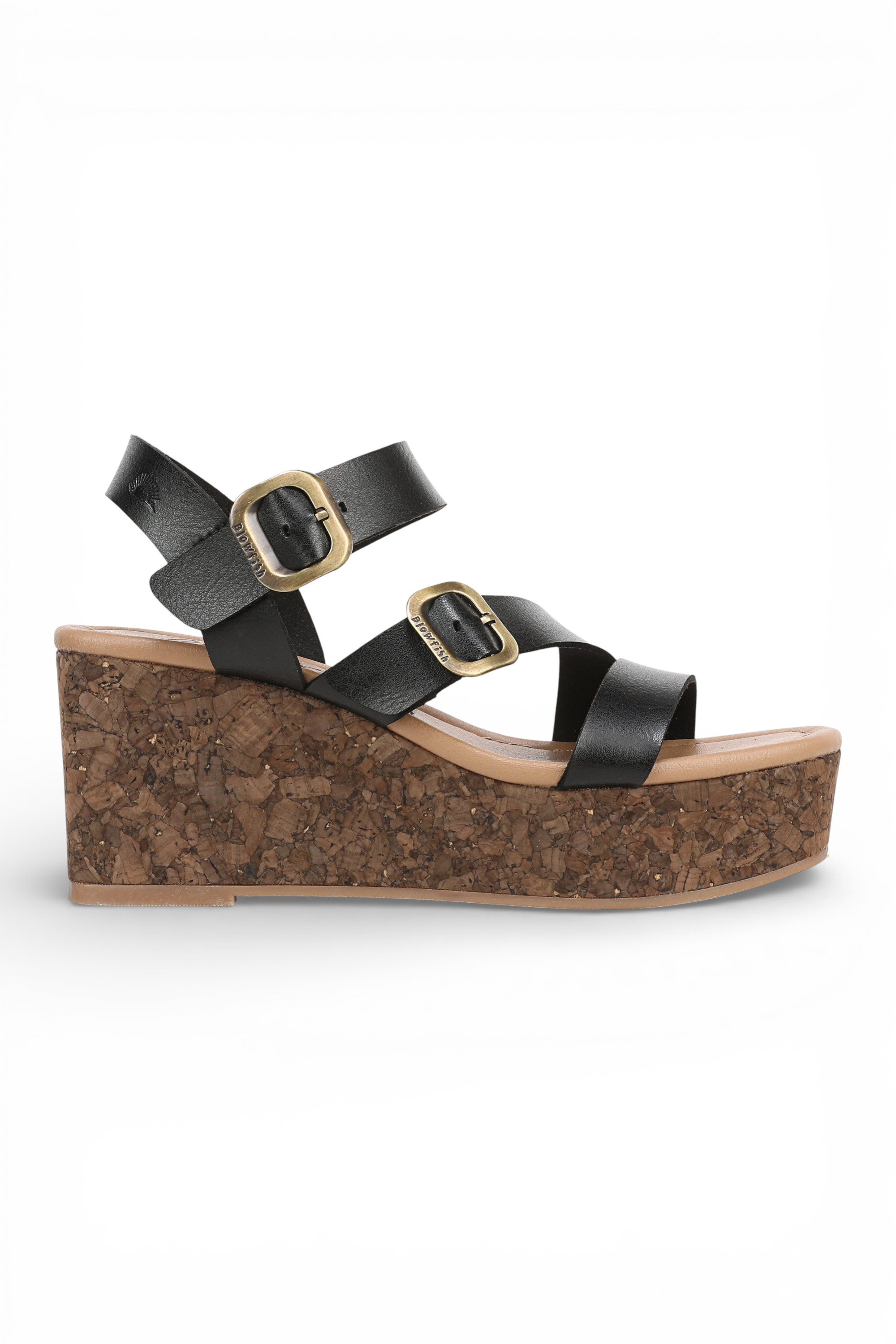 Black Blowfish Malibu Black Womens "Ali" Wedge Espadrille Heel Sandals, Image 2 of 6