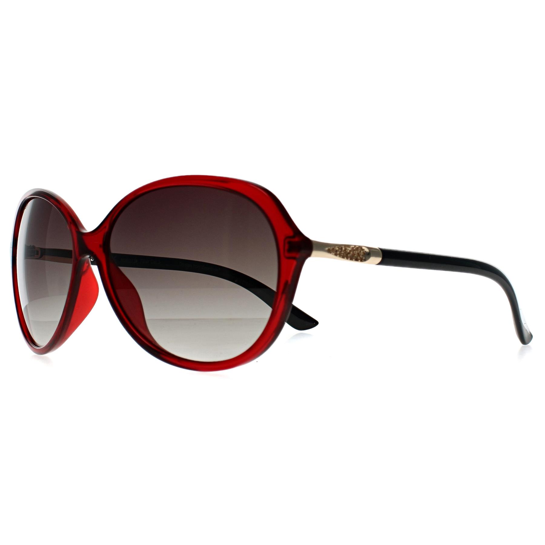 Red Oval Transparent Burgundy Smoke Gradient N2809, Image 2 of 3