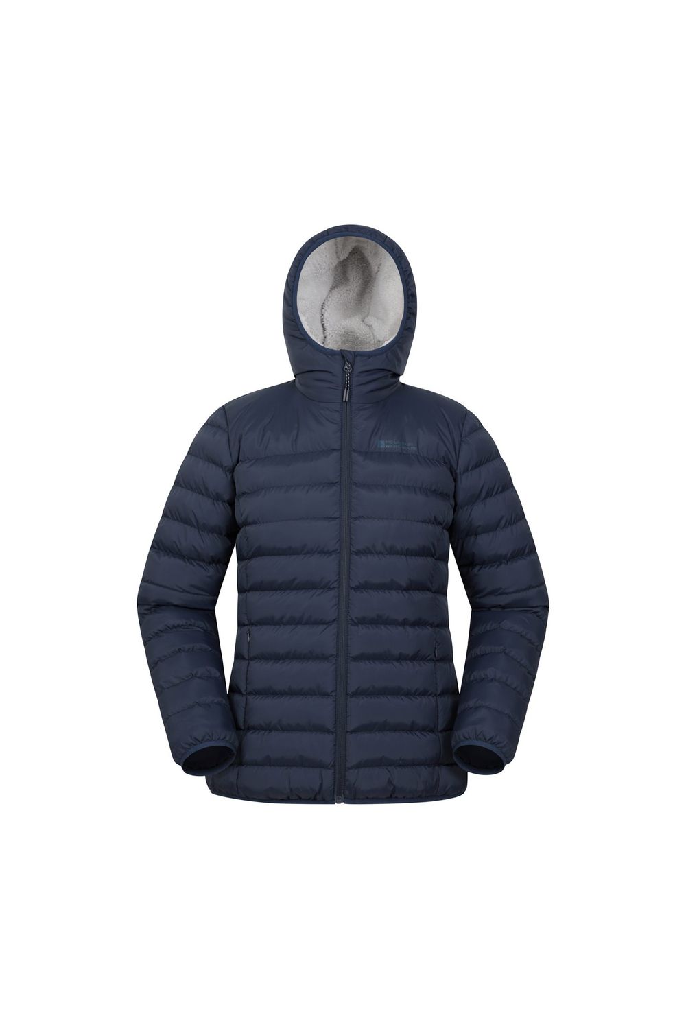 Navy Faux Fur Lined Padded Jacket, Image 1 of 5