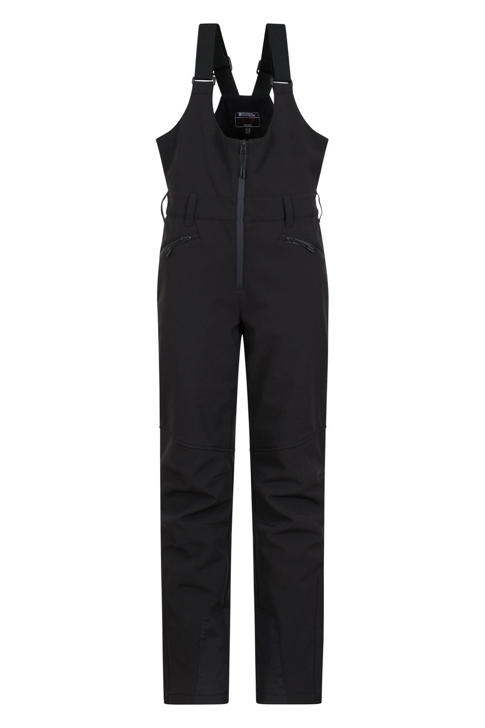 Black Recco Bibbed Ski Trousers