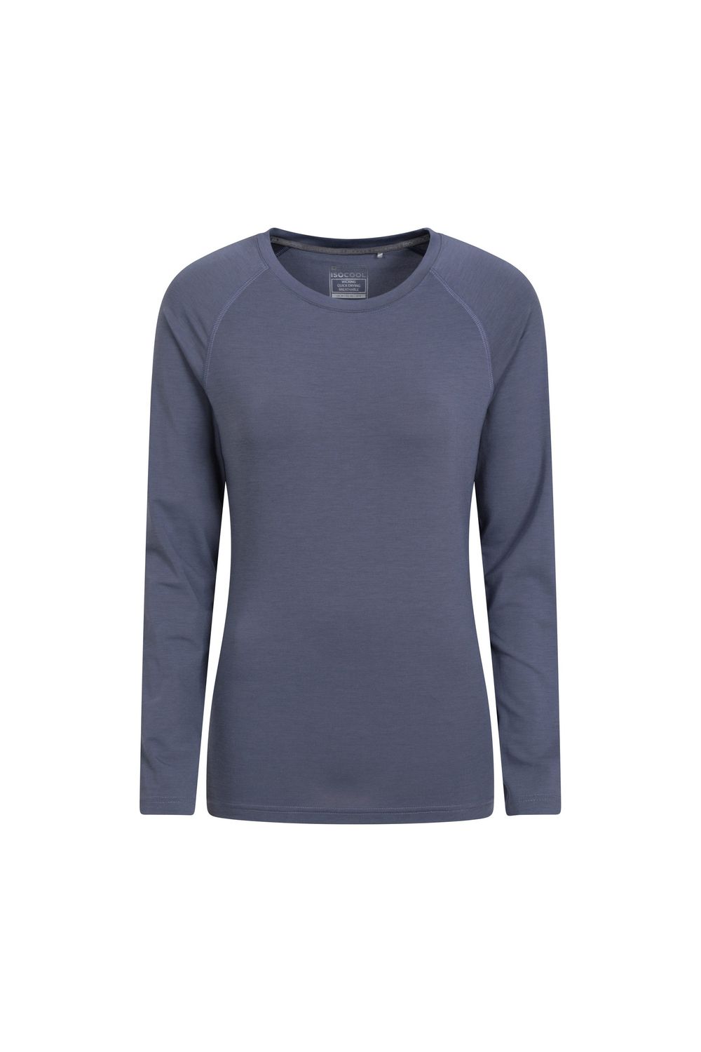 Dark Grey Quick Dry Long Sleeved Top, Image 1 of 4