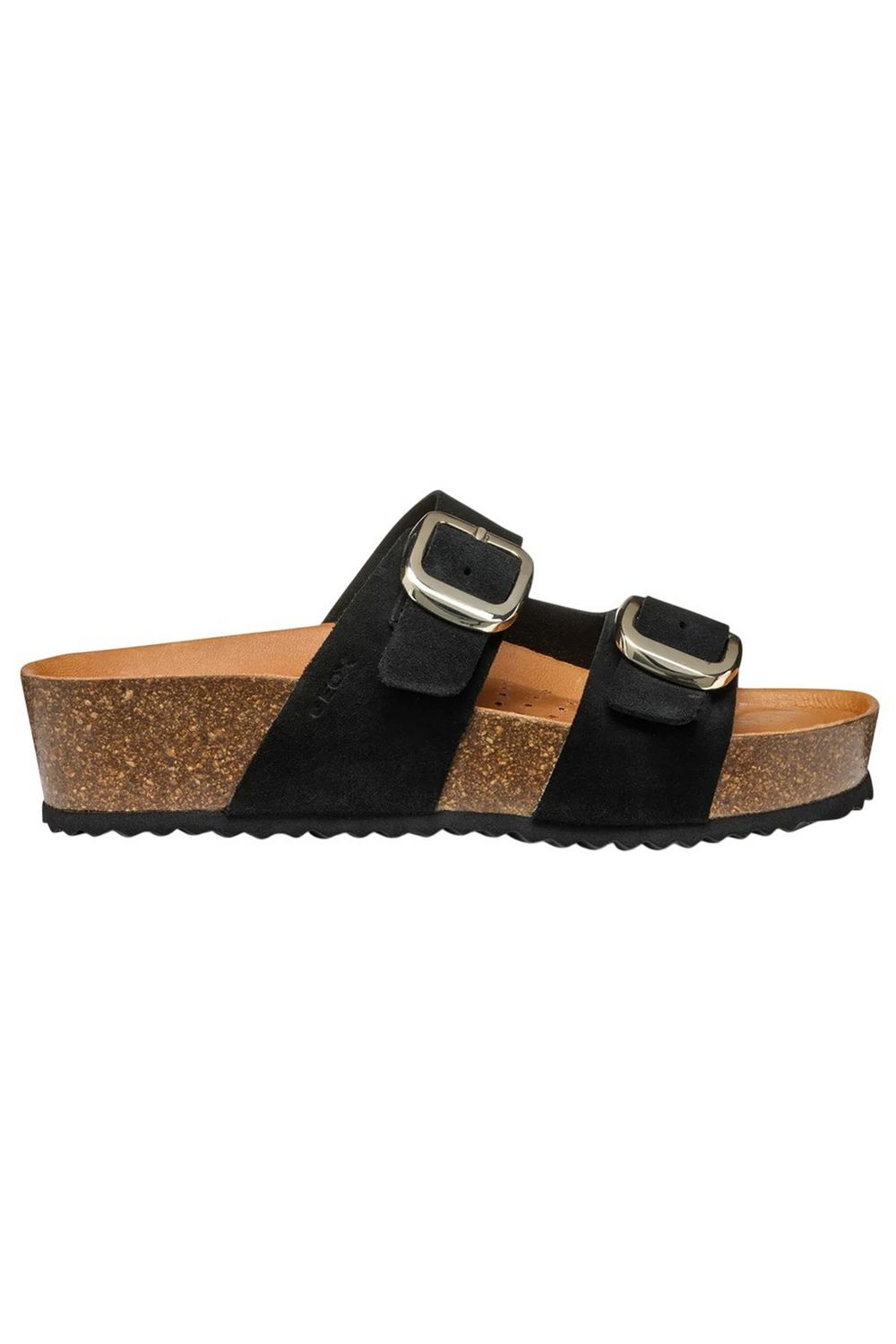Black D Brionia H Leather Sandals, Image 3 of 5