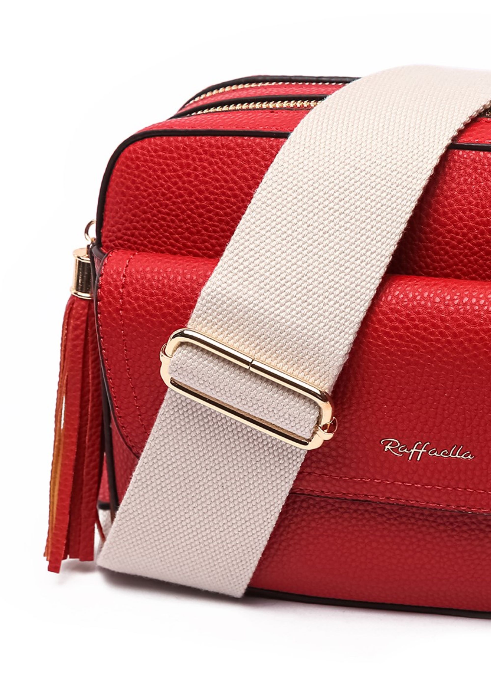 Red Raffaella Red Cross Body Front Pocket Camera Bag, Image 2 of 2
