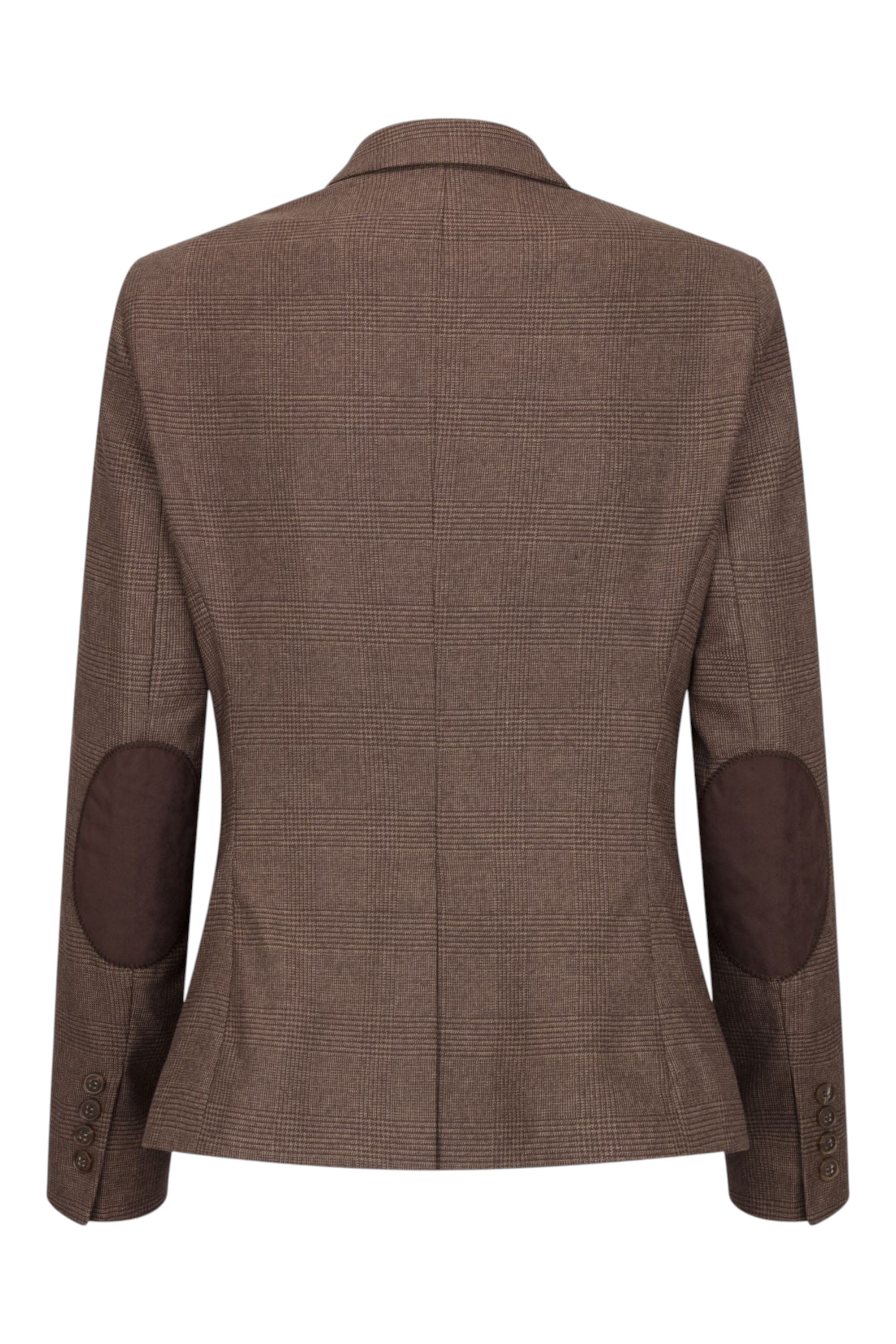 Brown Infinity Leather Brown 3-Piece Prince of Wales Check Suit, Image 8 of 8