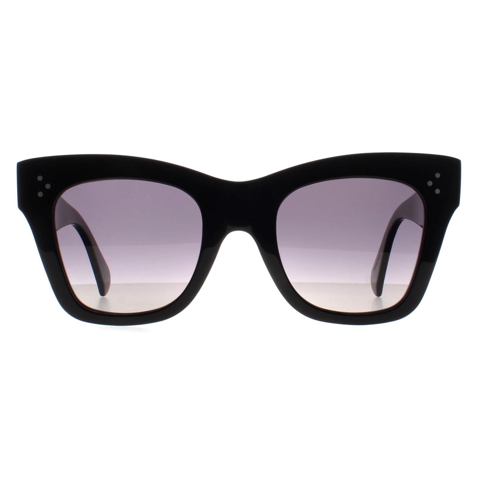 Black Cat Eye Shiny Black Smoke Polarized Catherine CL4004IN, Image 1 of 4