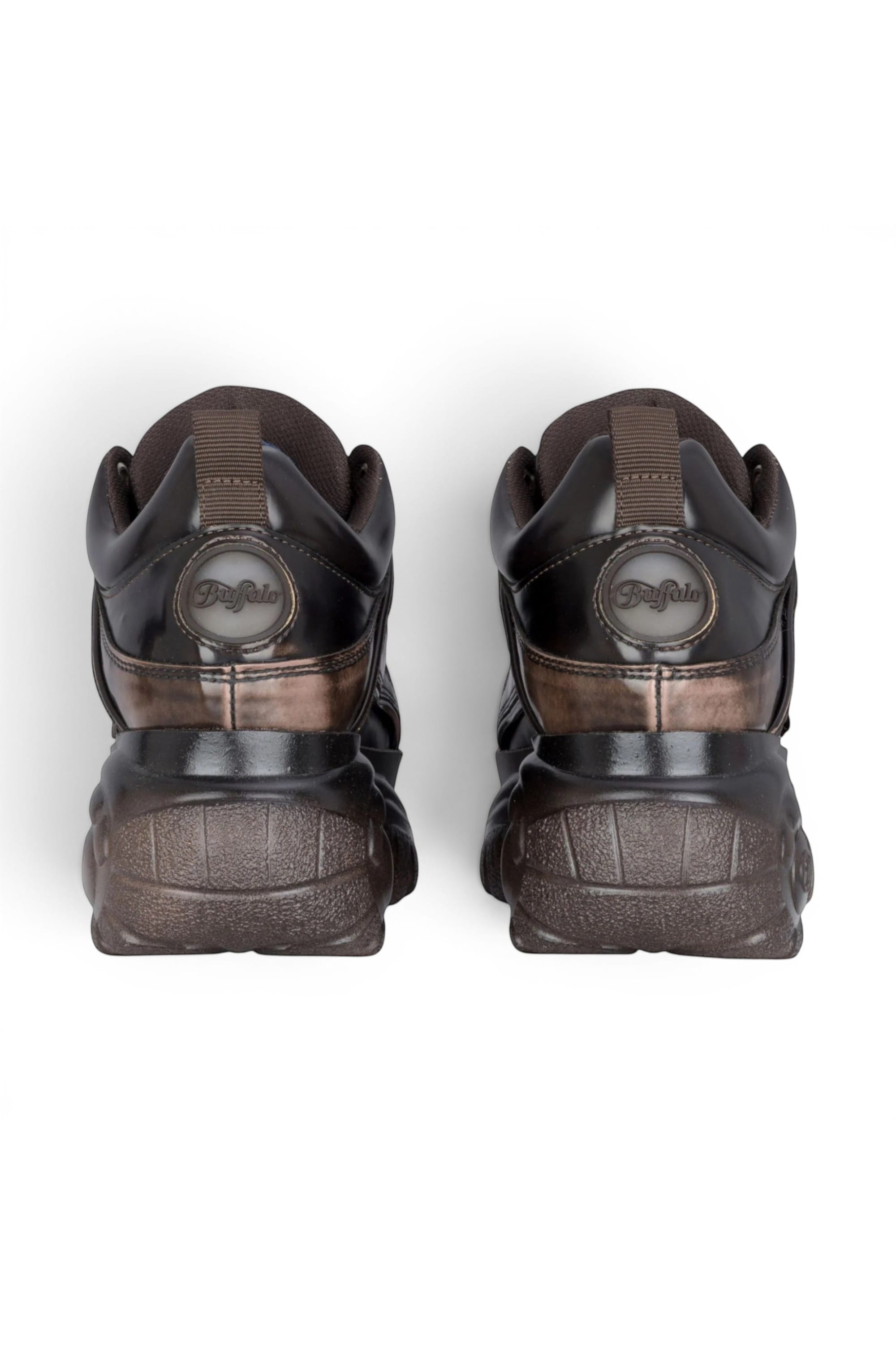 Brown Womens Chunky Platform Trainers -1339-14, Image 5 of 6