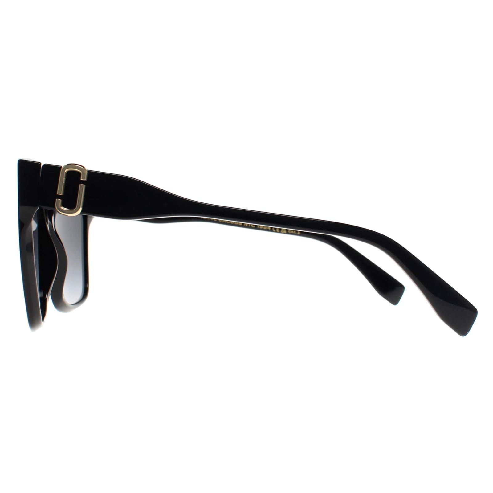 Black Marc Jacobs Black Square Black Dark Grey Gradient MARC 764/S, Image 3 of 4