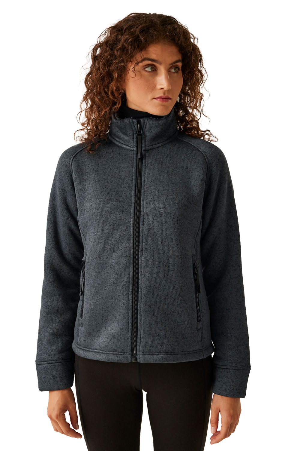 Grey Emilide Full Zip Fleece Jacket, Image 4 of 4
