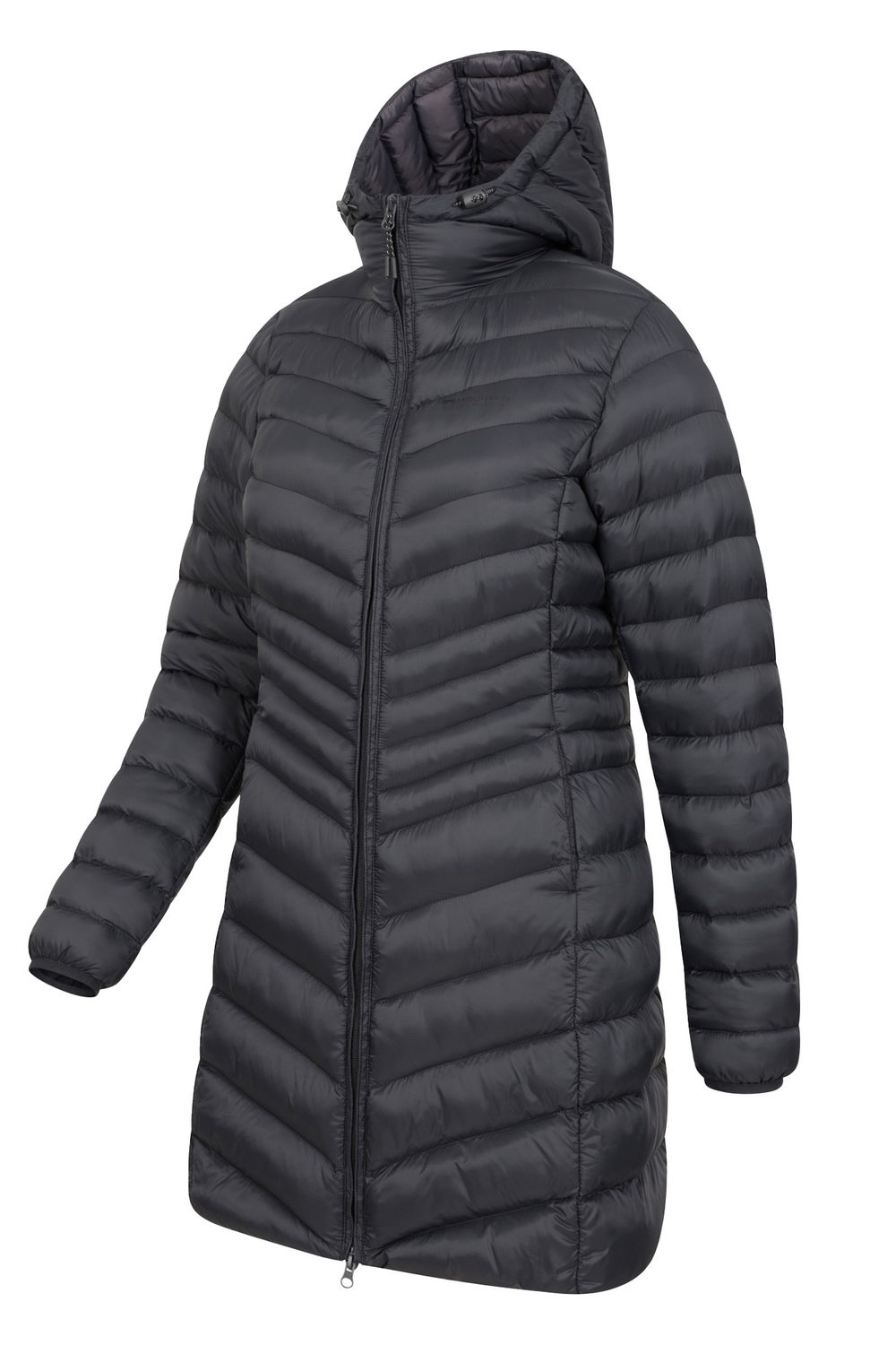 Black Florence Long Padded Jacket, Image 4 of 7