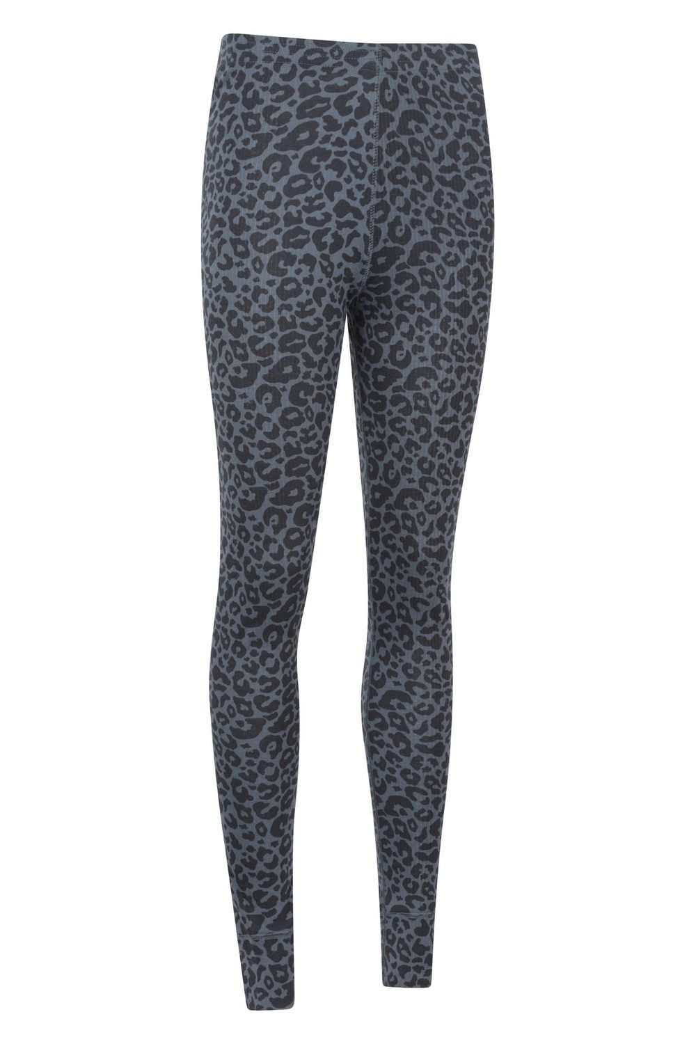Grey Talus Leopard Print Thermal Leggings, Image 3 of 4