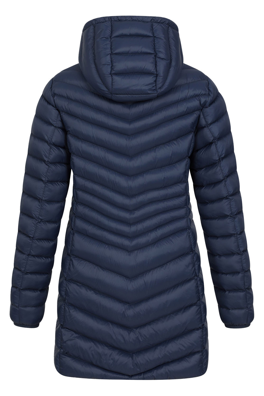 Navy Florence Long Padded Jacket, Image 2 of 8
