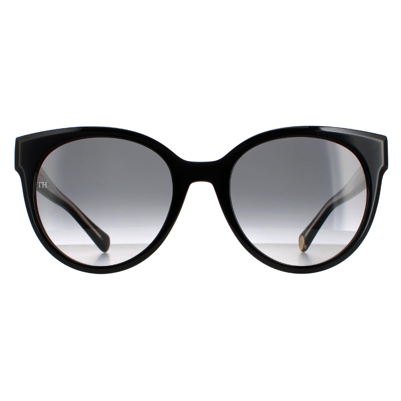 Black Tommy Hilfiger Black Cat Eye Black Dark Grey Gradient TH 1885/S, Image 1 of 4