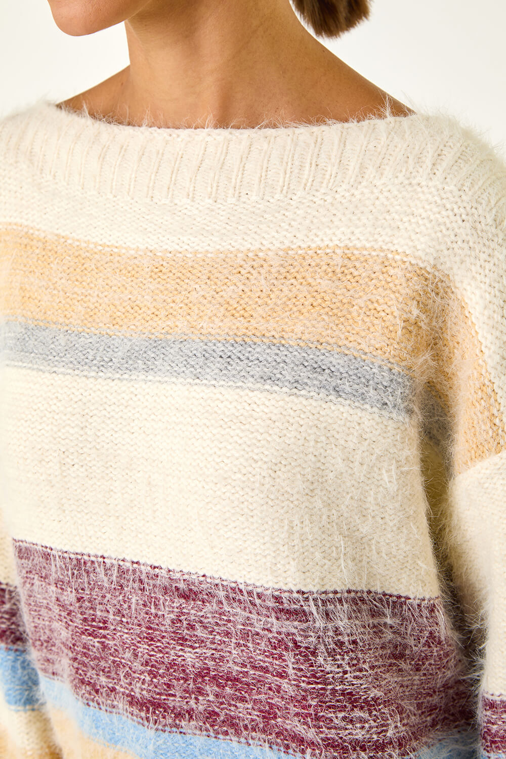 Renfrey Beige Knit Jumper