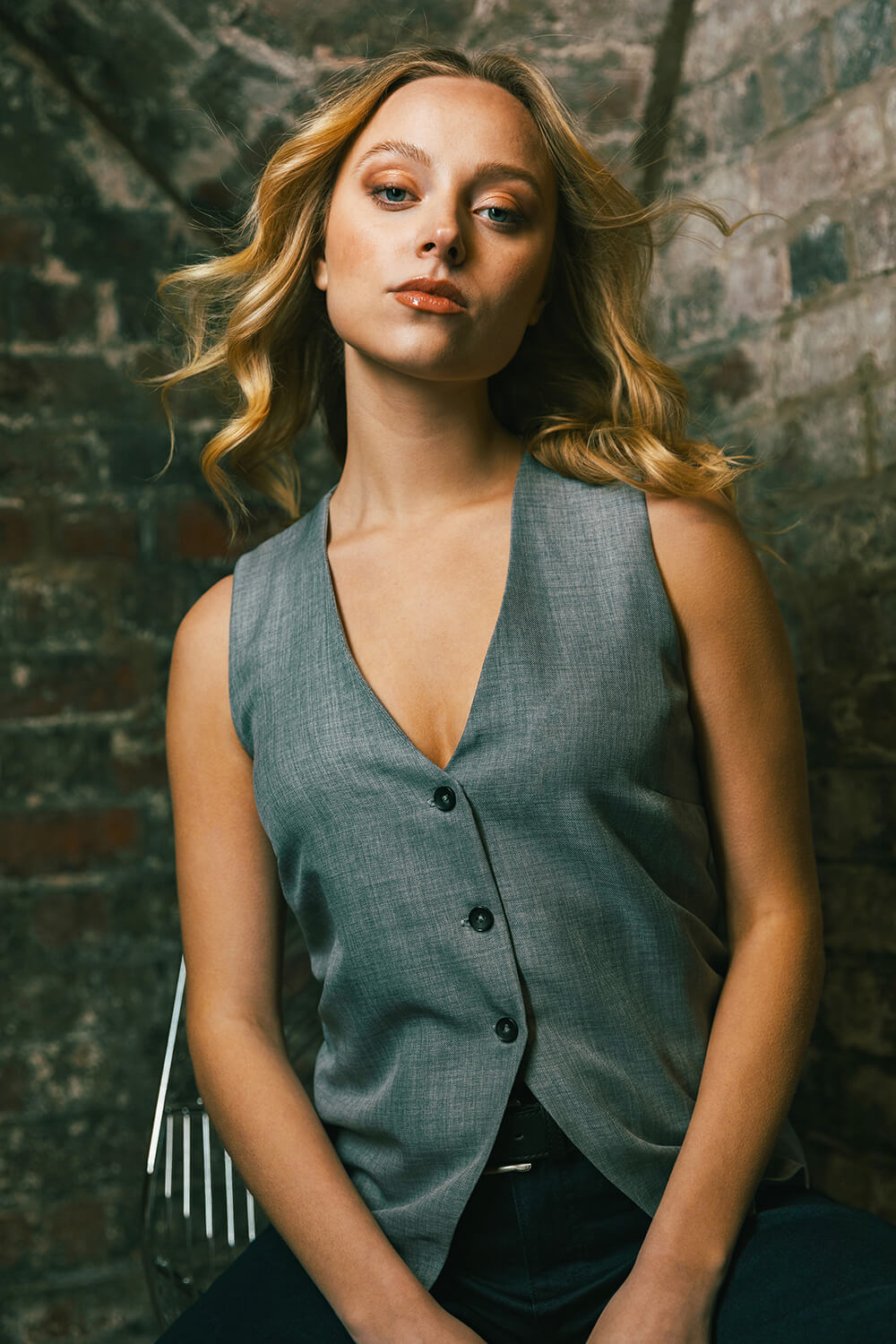 Grey Dusk Waist Coat, Image 7 of 7
