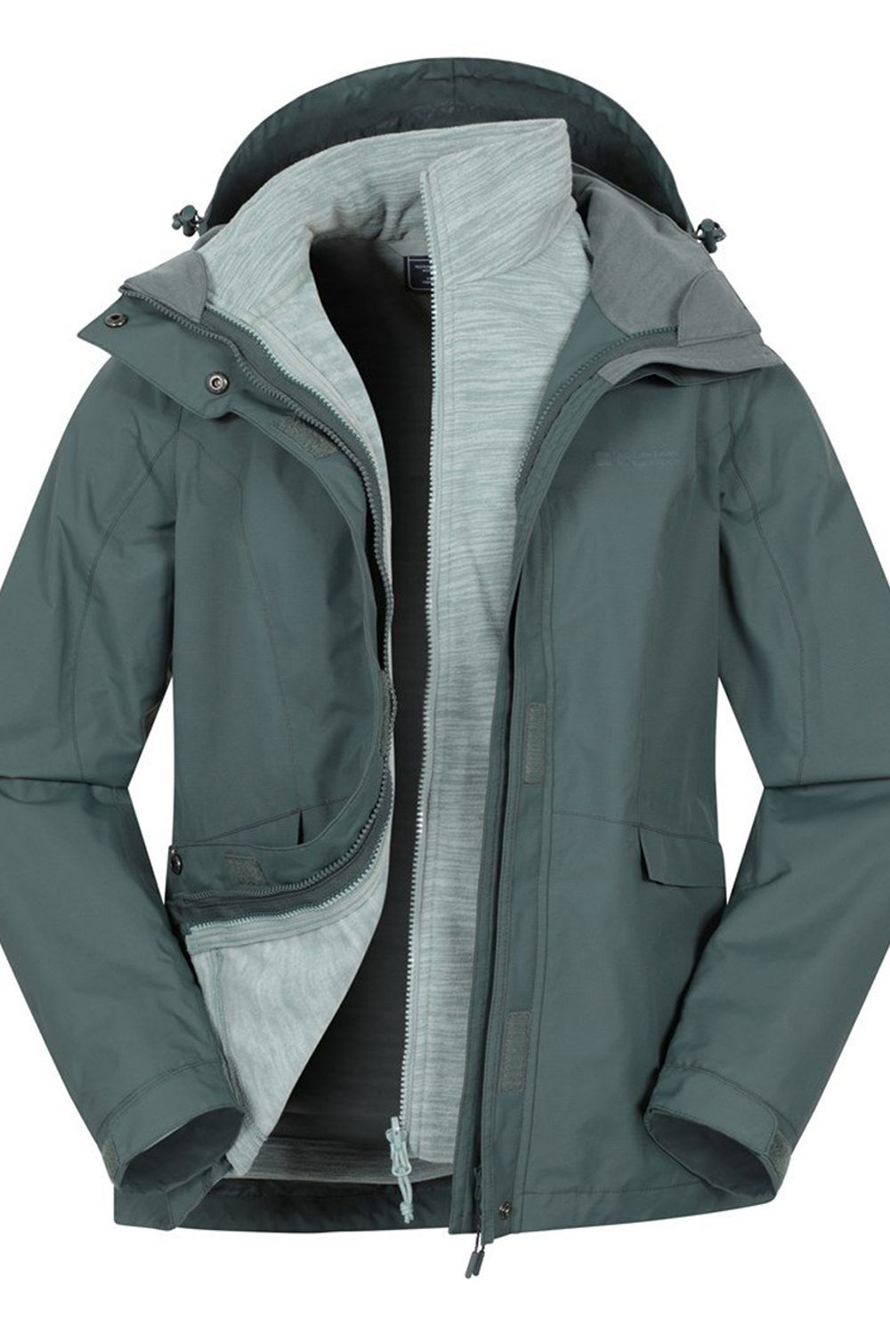 Khaki Thunderstorm II 3 in 1 Waterproof Jacket, Image 5 of 5