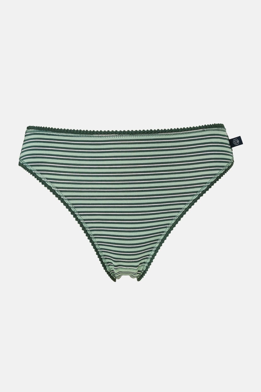Multi Pack of Four "Juniper" Bamboo High Leg Knickers, Image 4 of 5