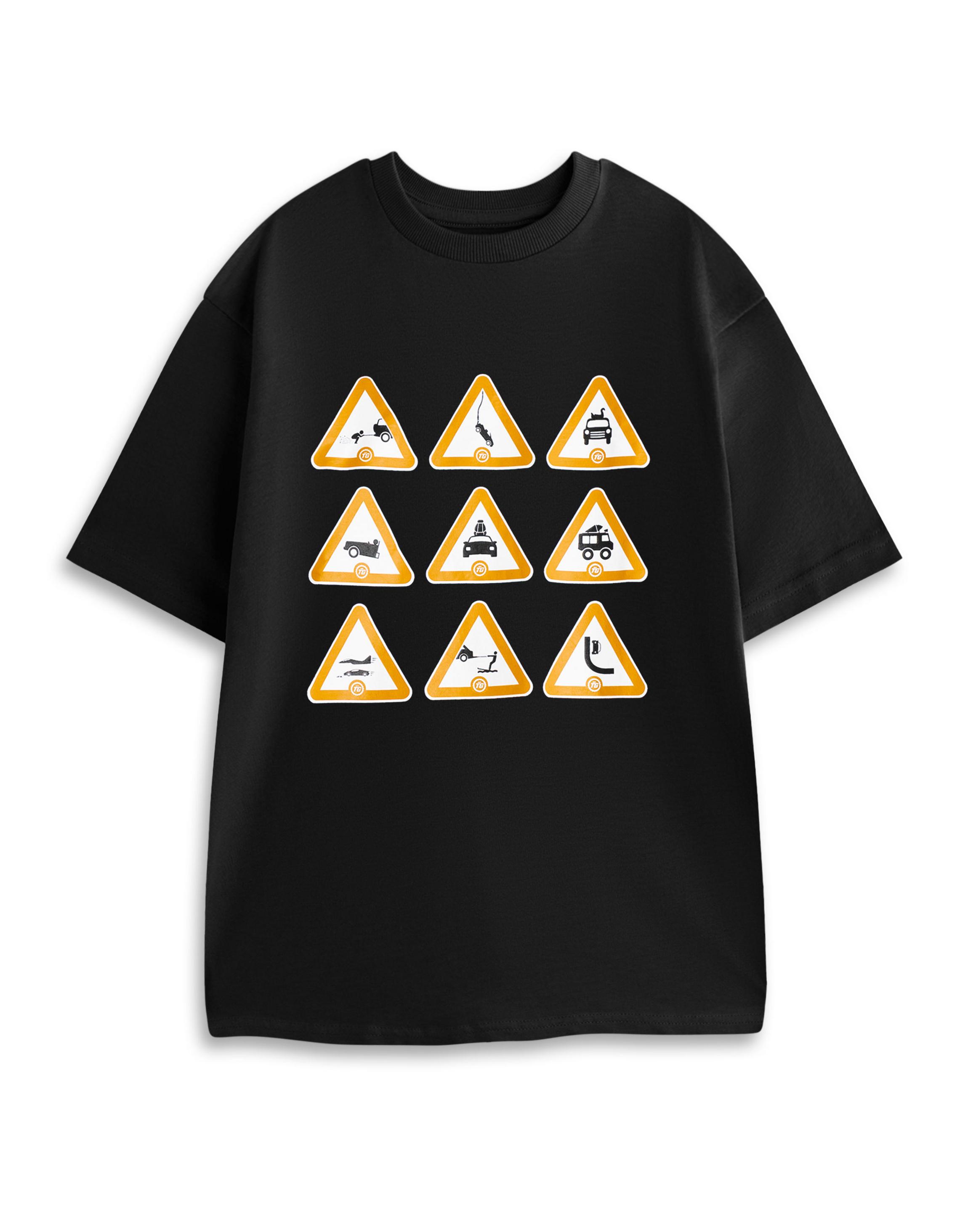 Black Top Gear Logo T-Shirt