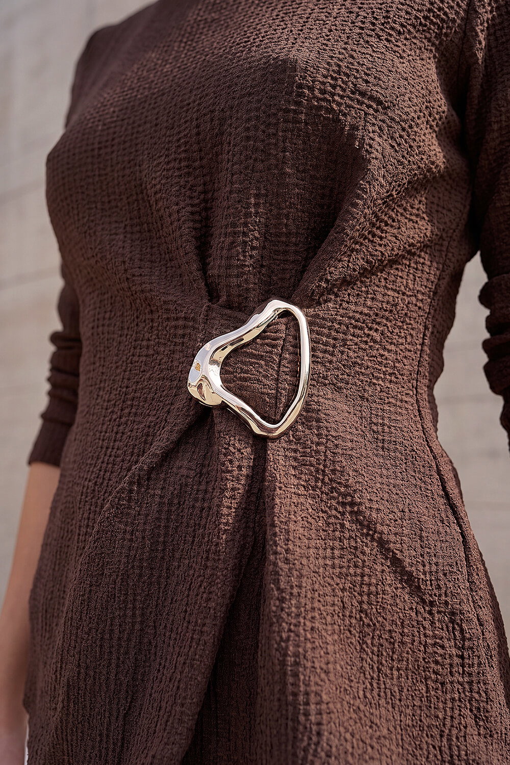 Chocolate Trim Detail Top, Image 5 of 4