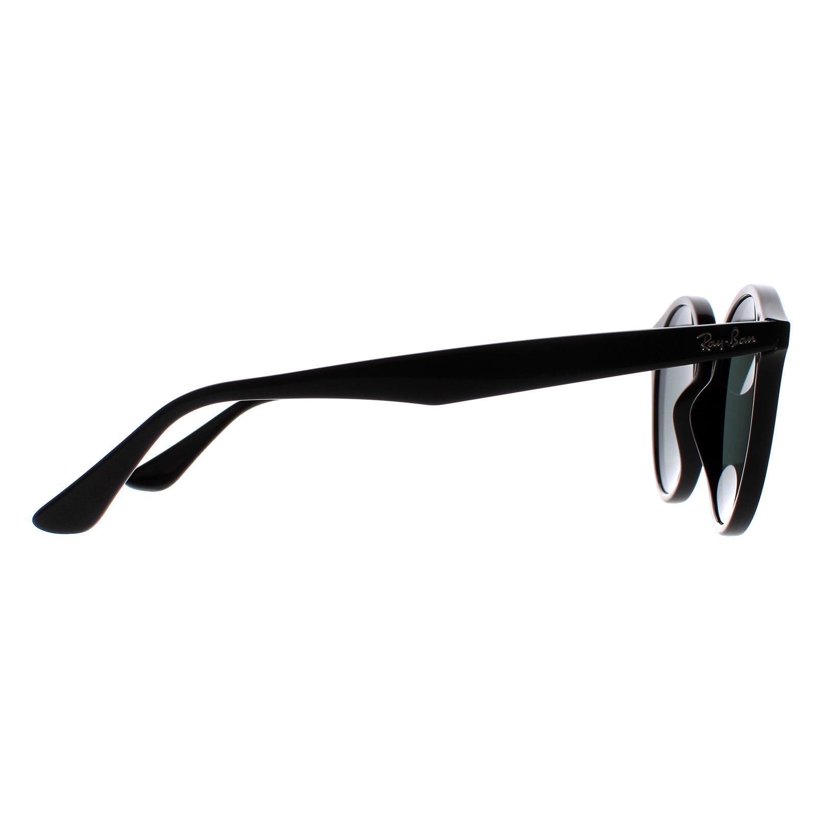 Black Ray-Ban Black Round Black Green Sunglasses, Image 4 of 4
