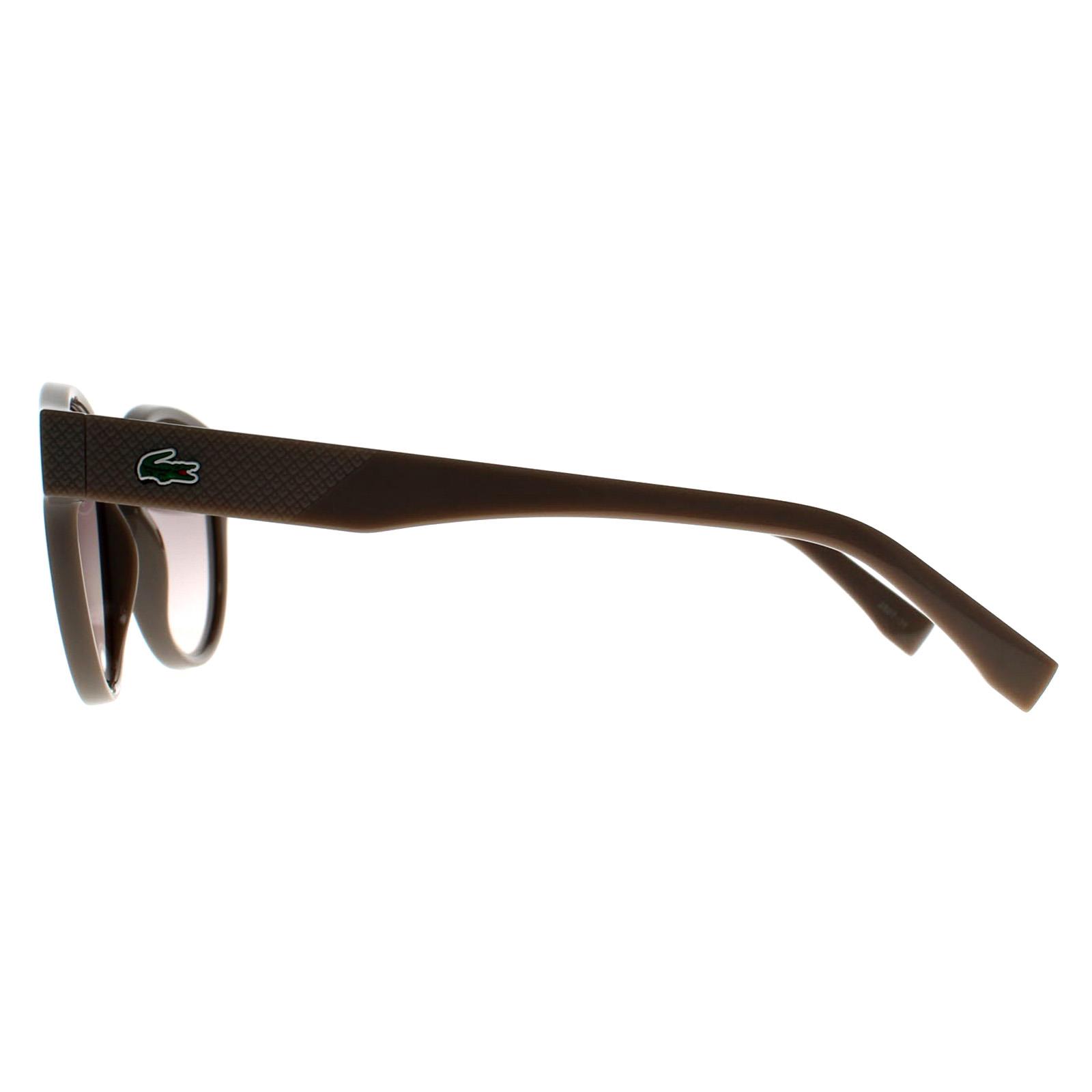 Taupe Lacoste Taupe Round Transparent Light Grey Taupe Nude Gradient L6000S, Image 3 of 3