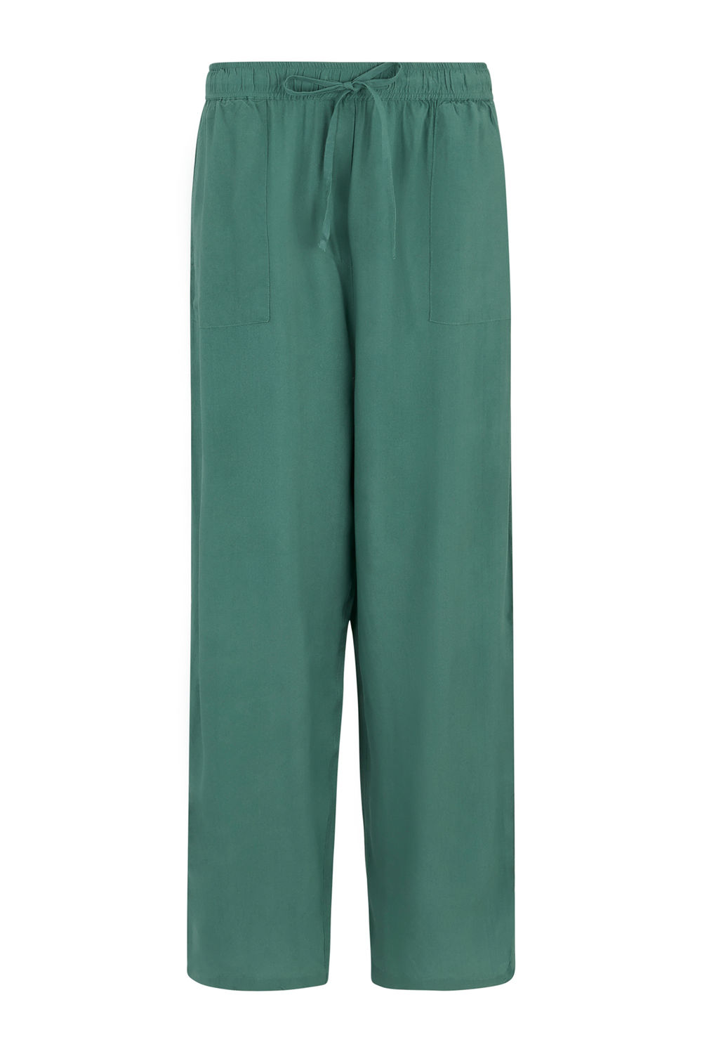 Olive Elbrie Plain Trousers, Image 1 of 5
