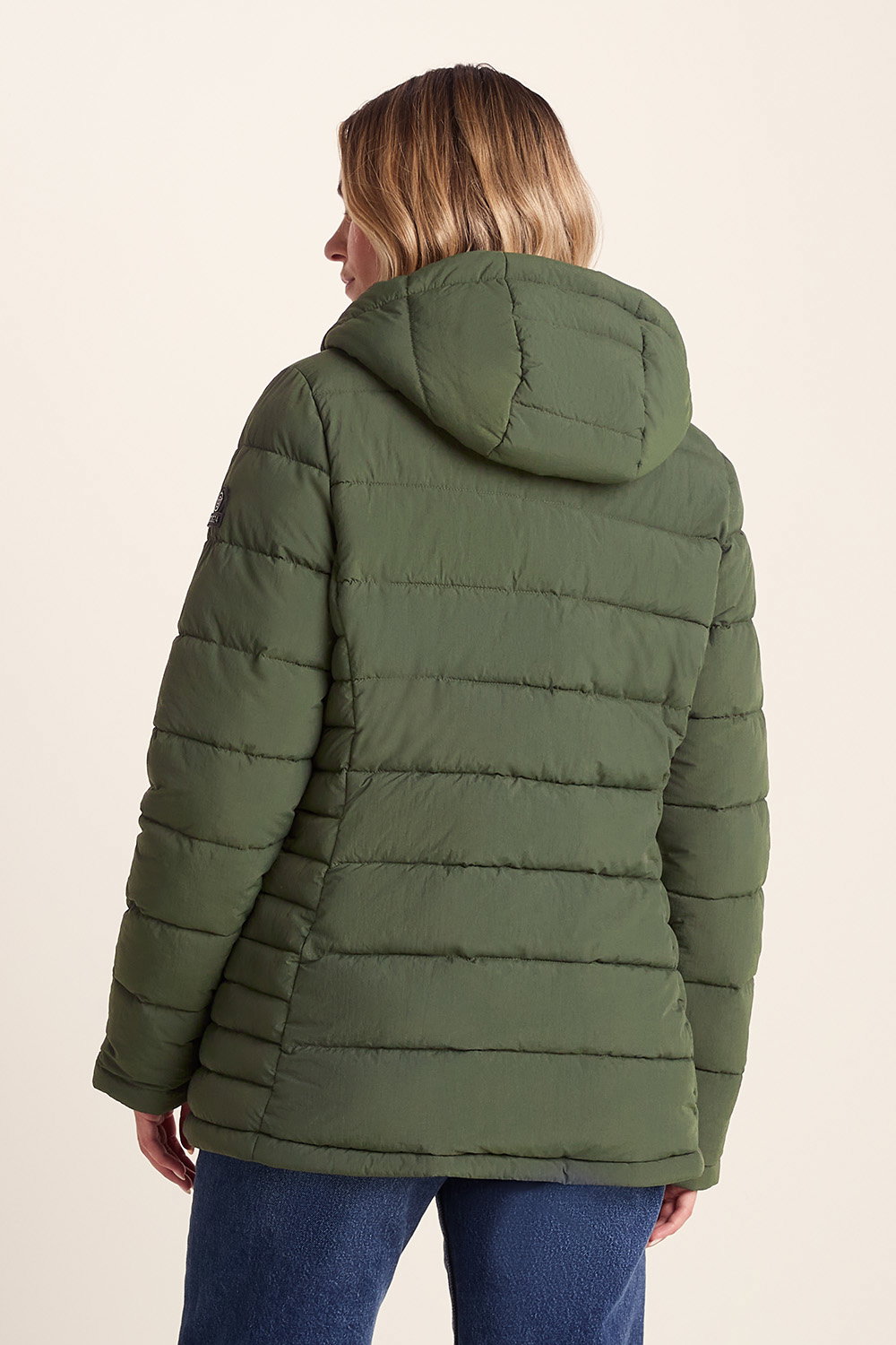 Dark Green Sleight Short Insulated Parka, Image 3 of 6