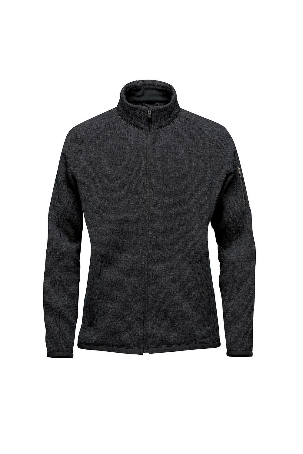 Black Avalanche Full Zip Fleece Jacket, Image 1 of 3