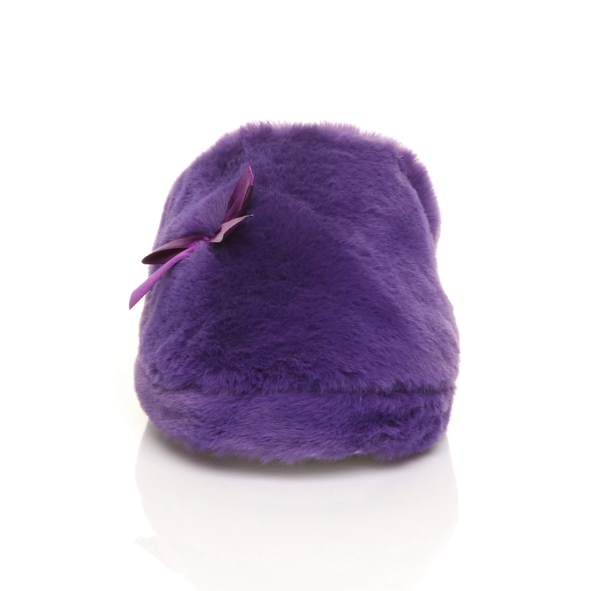Purple AJVANI Purple Fluffy Mule Slippers, Image 6 of 6