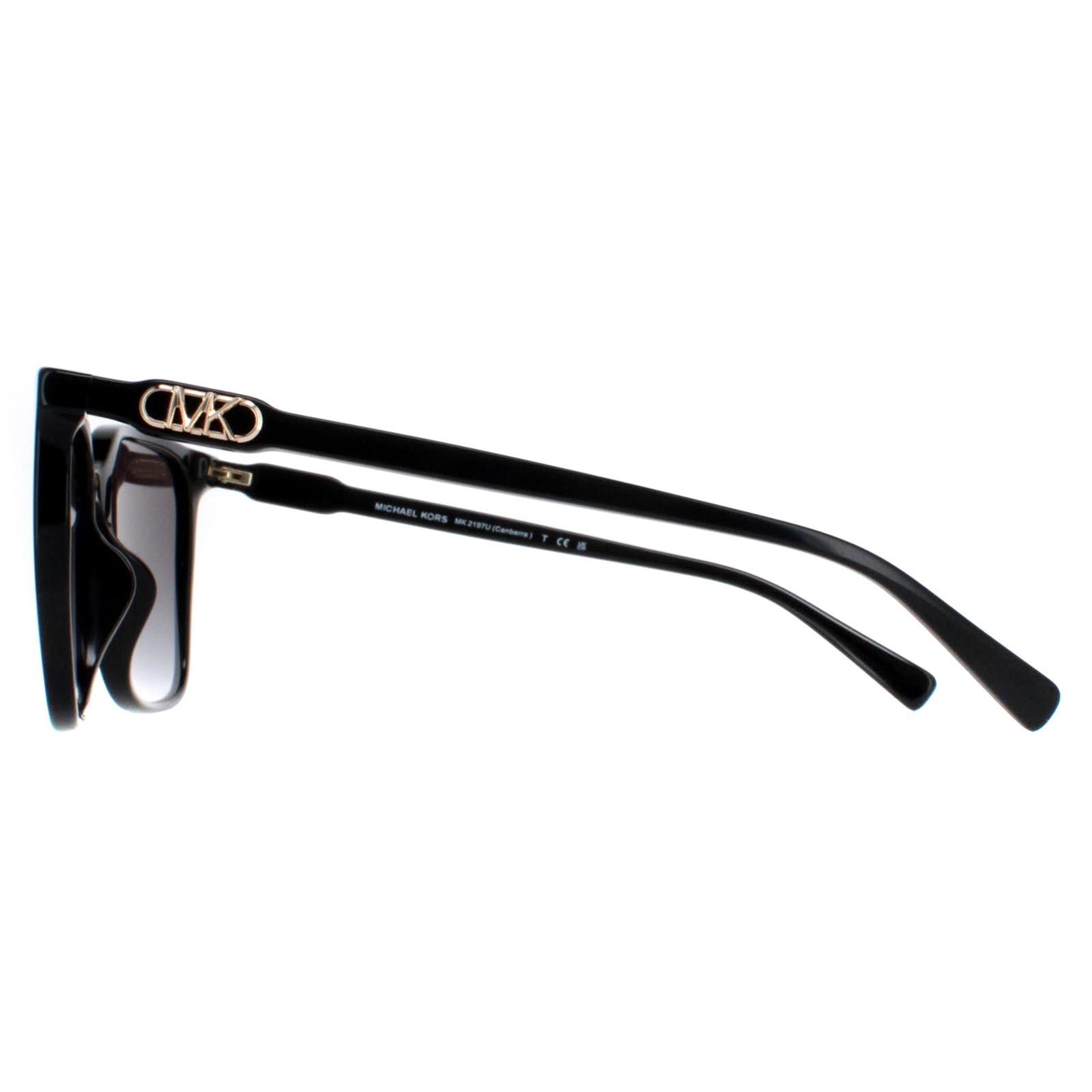 Black Michael Kors Black Square Black Dark Grey Gradient MK2197U Canberra, Image 3 of 4