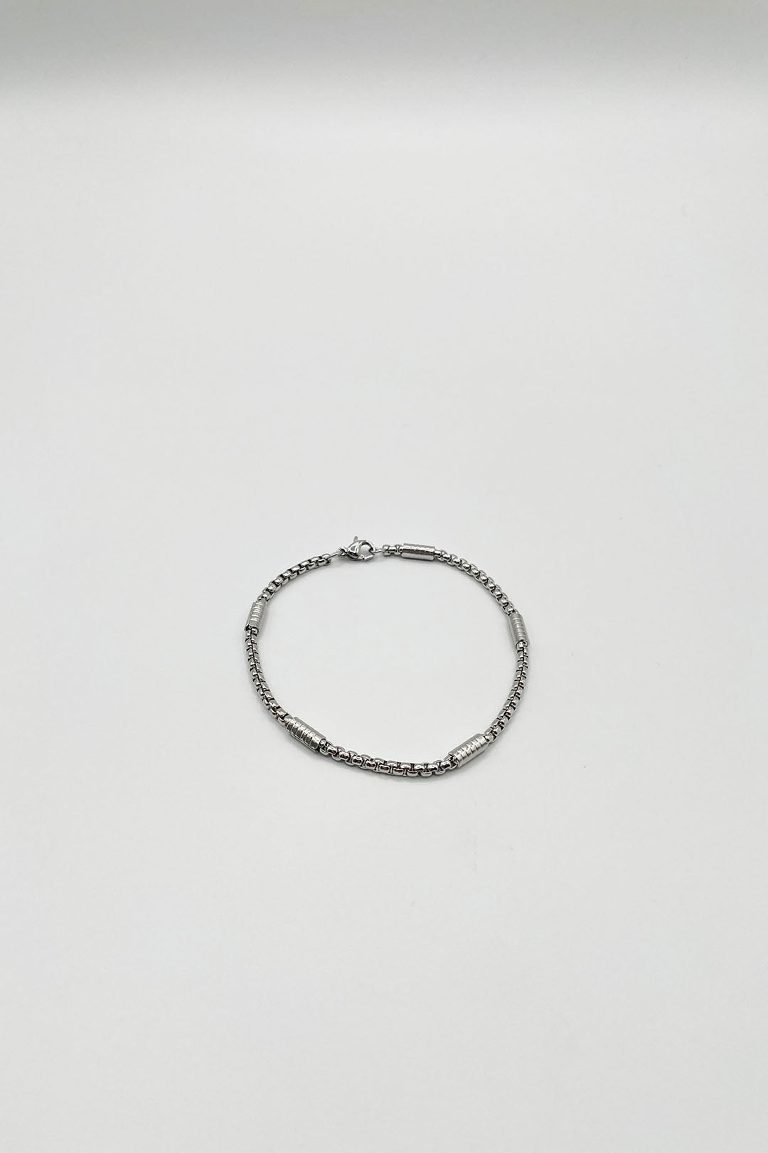 Silver SVNX Silver Bead Bracelet in Silver, Image 3 of 3