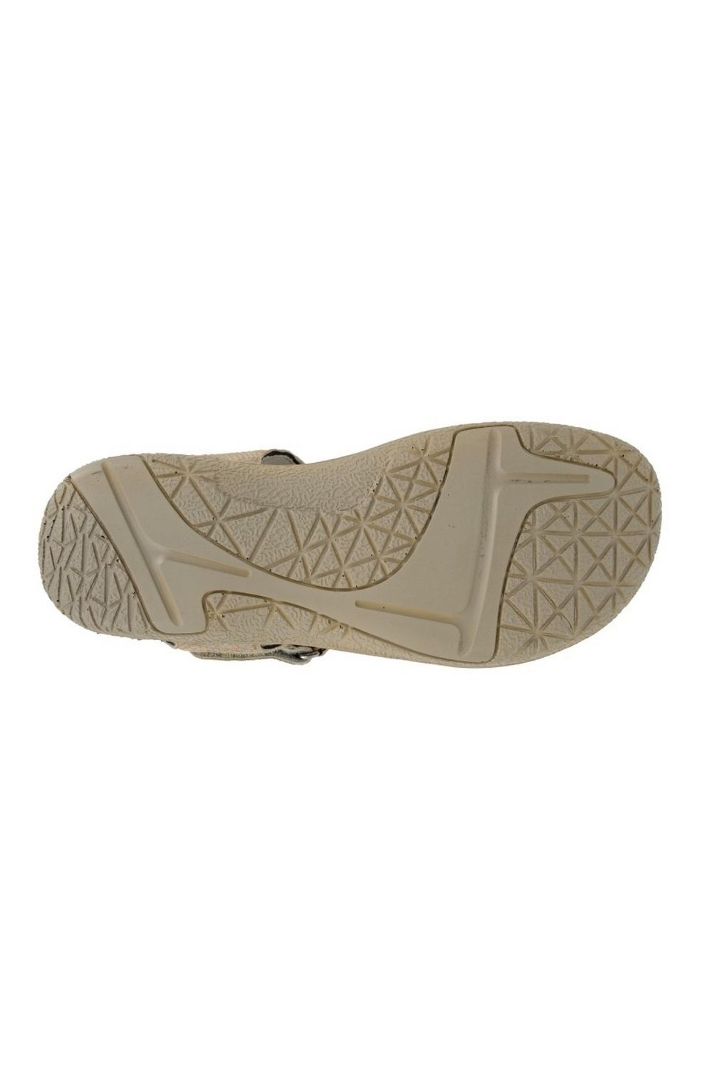 Beige Foil Print Suede Sandals, Image 2 of 2
