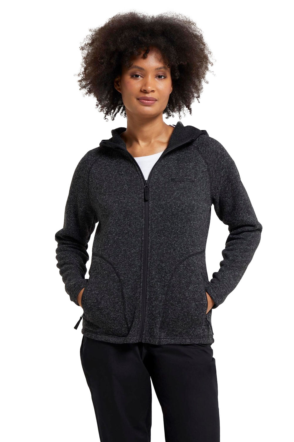 Black Nevis Full Zip Hoodie, Image 1 of 7