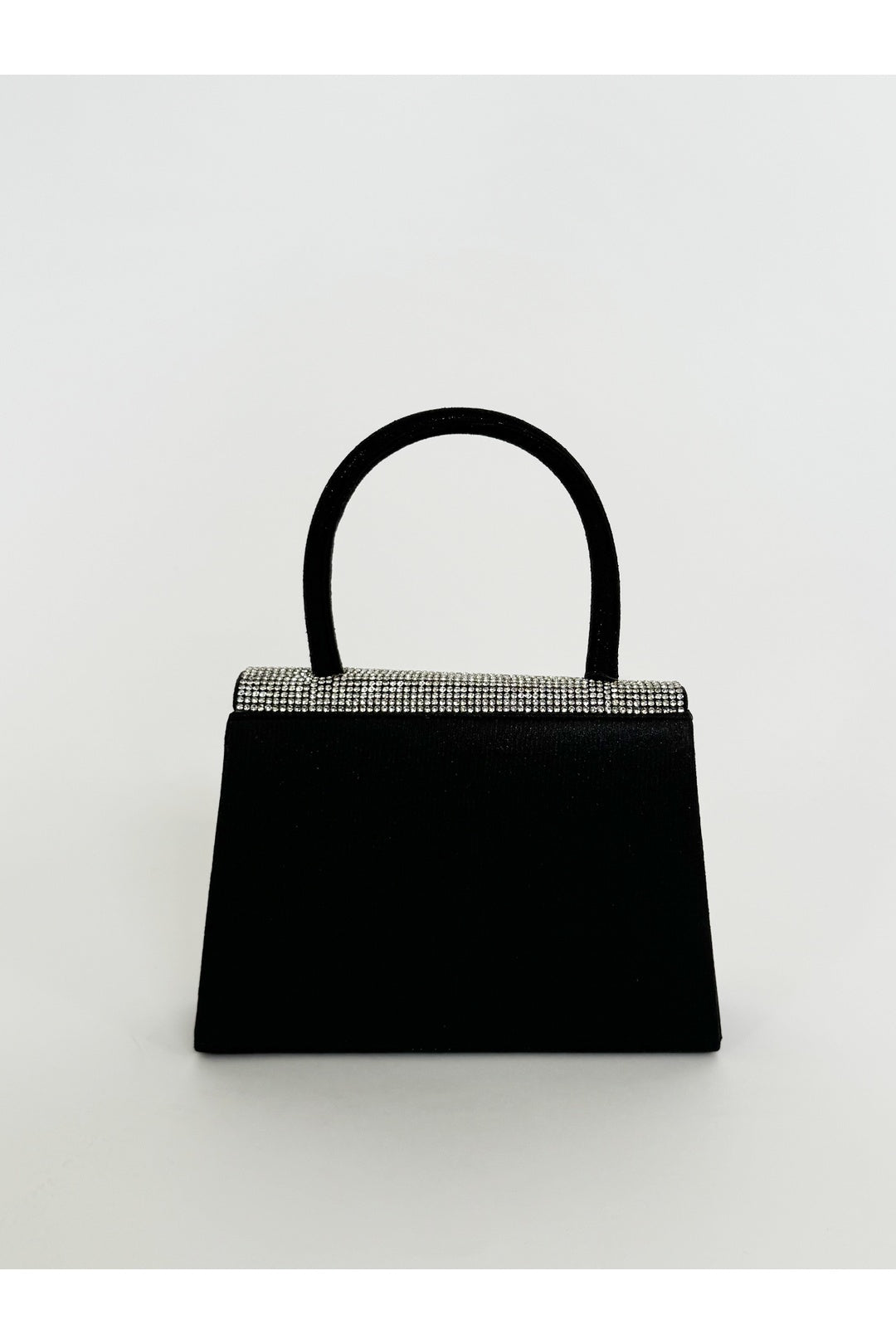Black Rhinestone Grab Bag with Bow Detail, Image 5 of 6