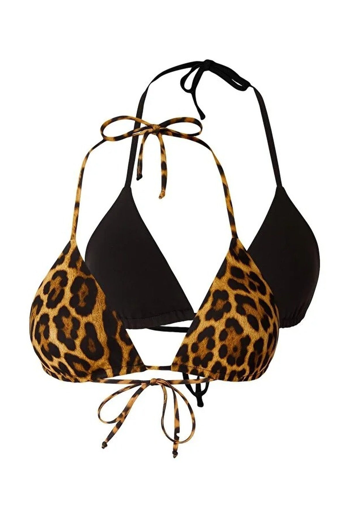 Multi WOVCOR Multi 2 Pack Triangle Bikini Top, Image 4 of 7
