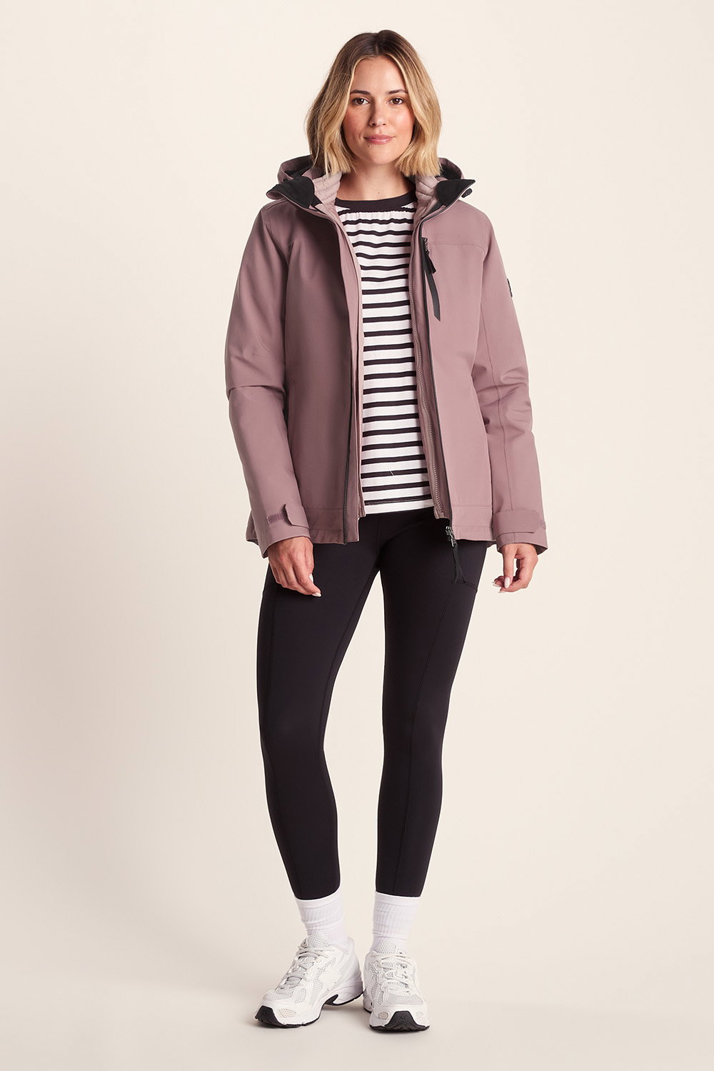 Mauve Beverley Waterproof 3-in-1, Image 4 of 6