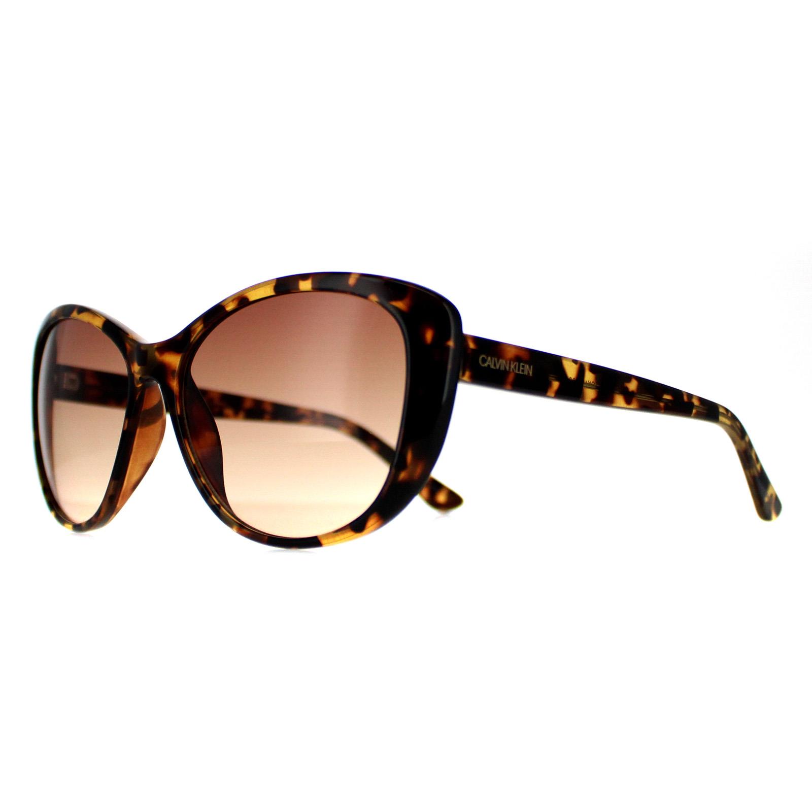 Brown Calvin Klein Brown Cat Eye Tortoise Brown Gradient CK19560S, Image 2 of 4