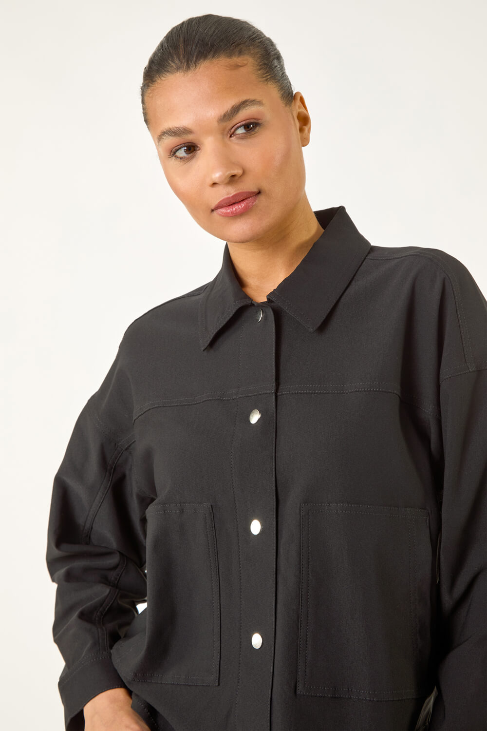 Black Patch Pocket Jacket, Image 5 of 5