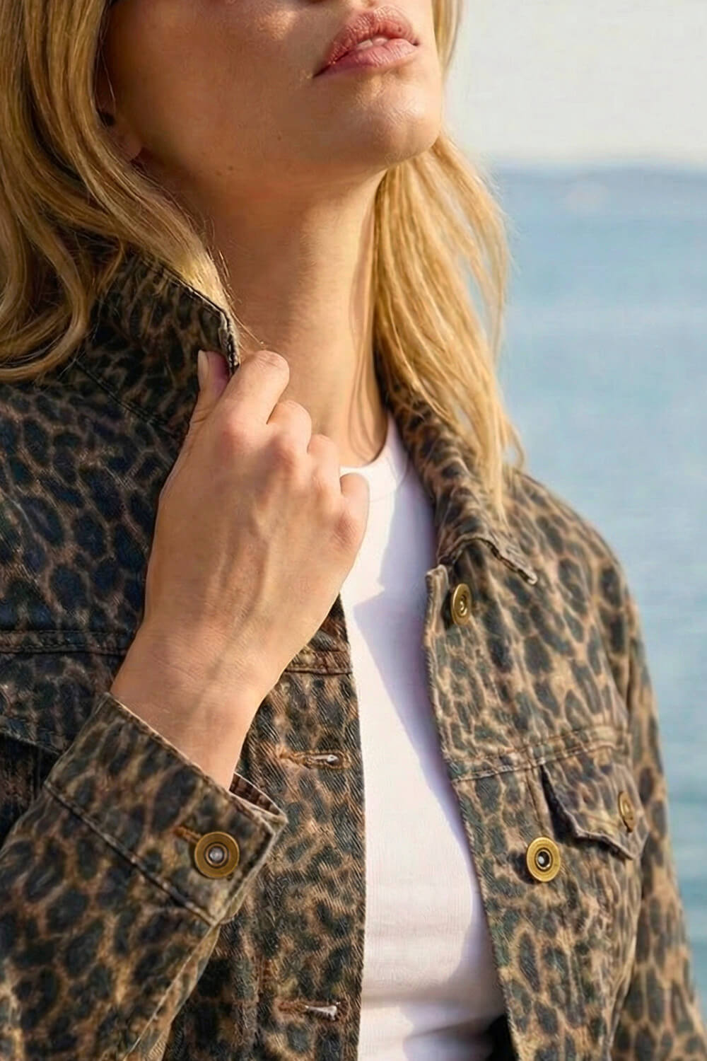 Chocolate Animal Print Jacket, Image 4 of 4