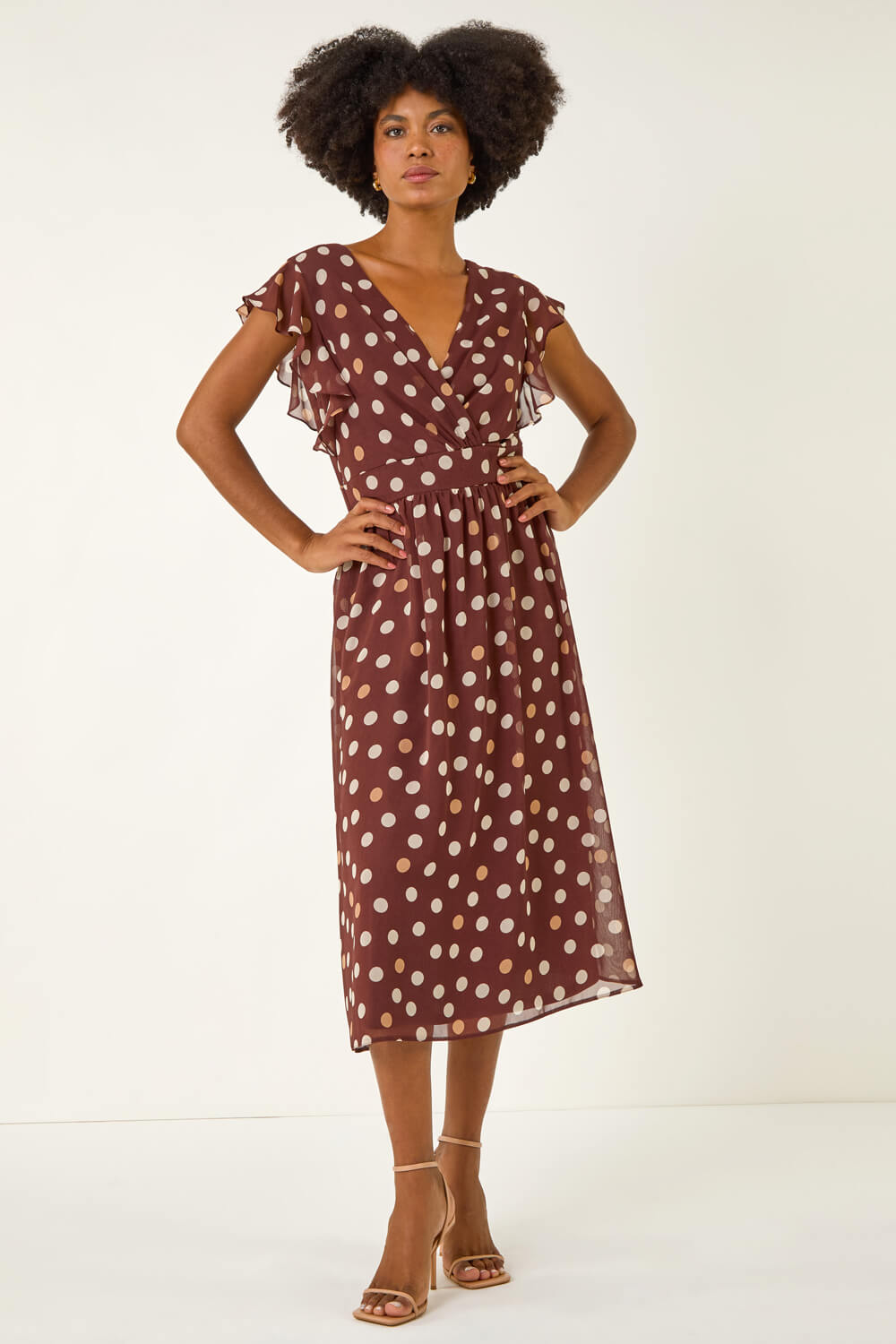 dark floral dress Layla Tulle Maxi Style:High Neckline Cotton On maxi knit Characters_long sleeve