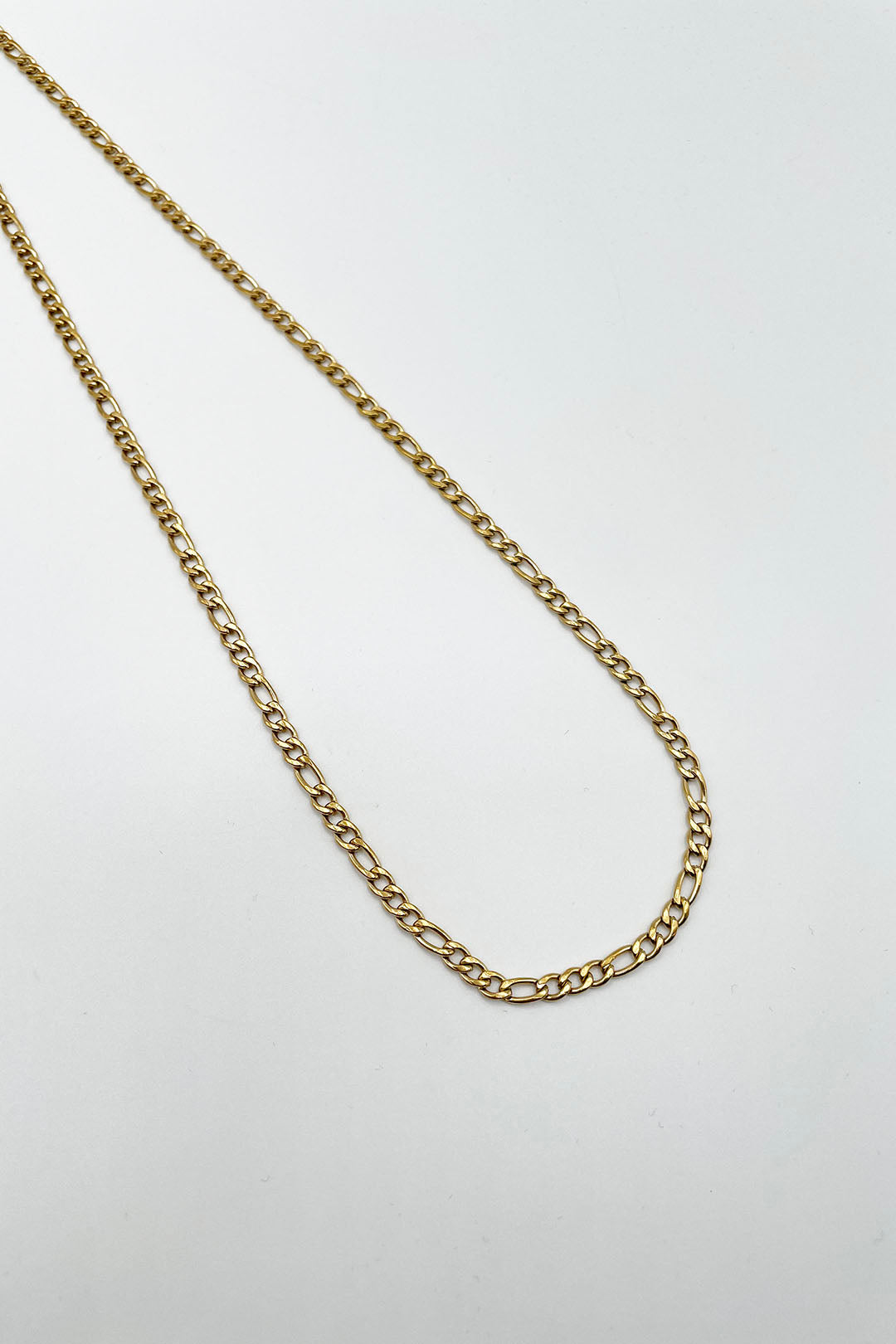 Gold Figaro Chain Necklace, Image 2 of 4