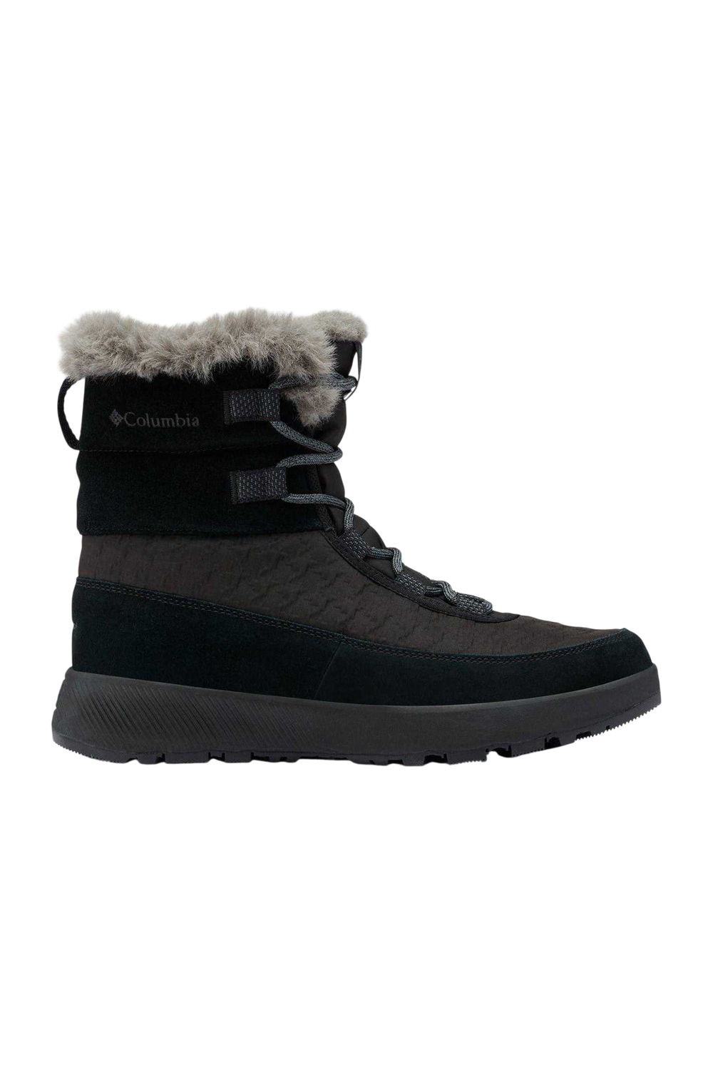 Black Slope LD61 Suede Winter Boots, Image 3 of 4