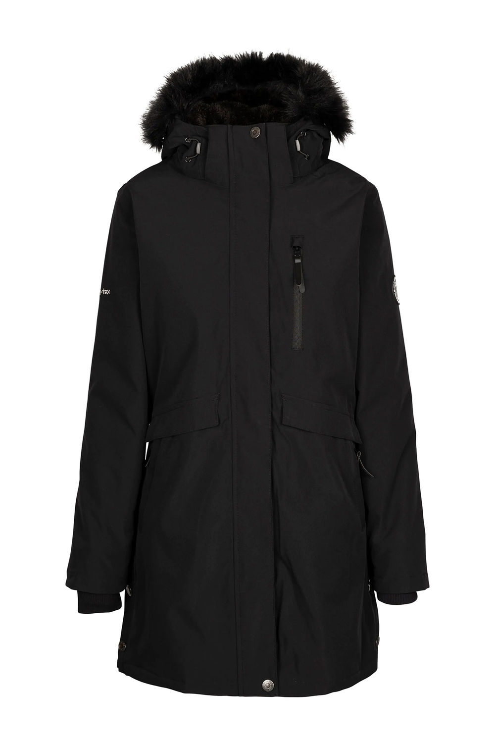 Black Trespass Black Zambel TP75 Jacket, Image 1 of 2