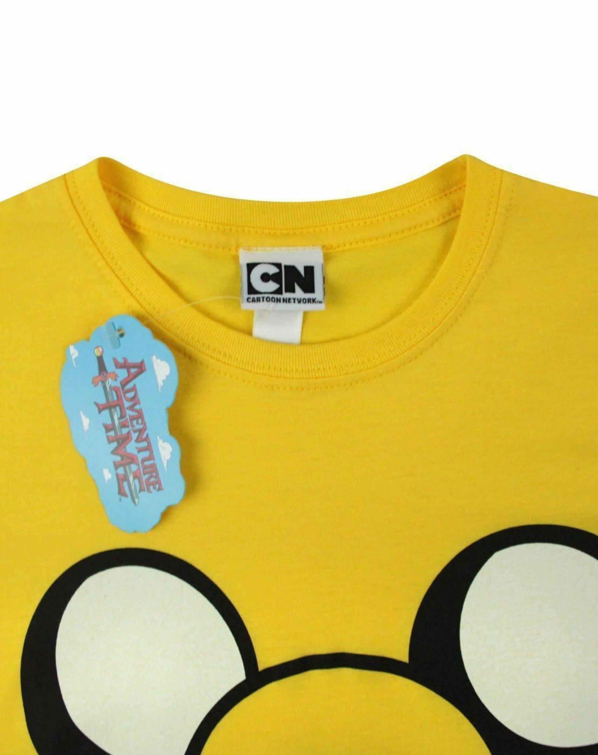 Yellow Adventure Time Jake Choose Sandwich T-Shirt, Image 3 of 4