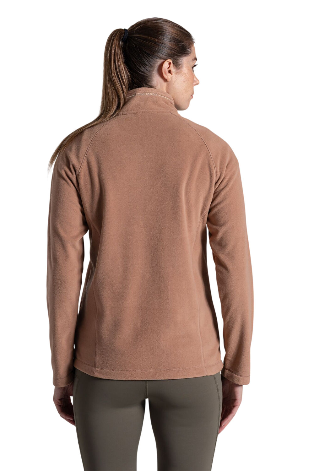 Brown Miska VI Half Zip Fleece, Image 2 of 3