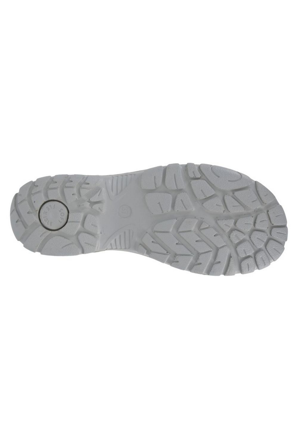 White Leather Sports Sandals, Image 2 of 2