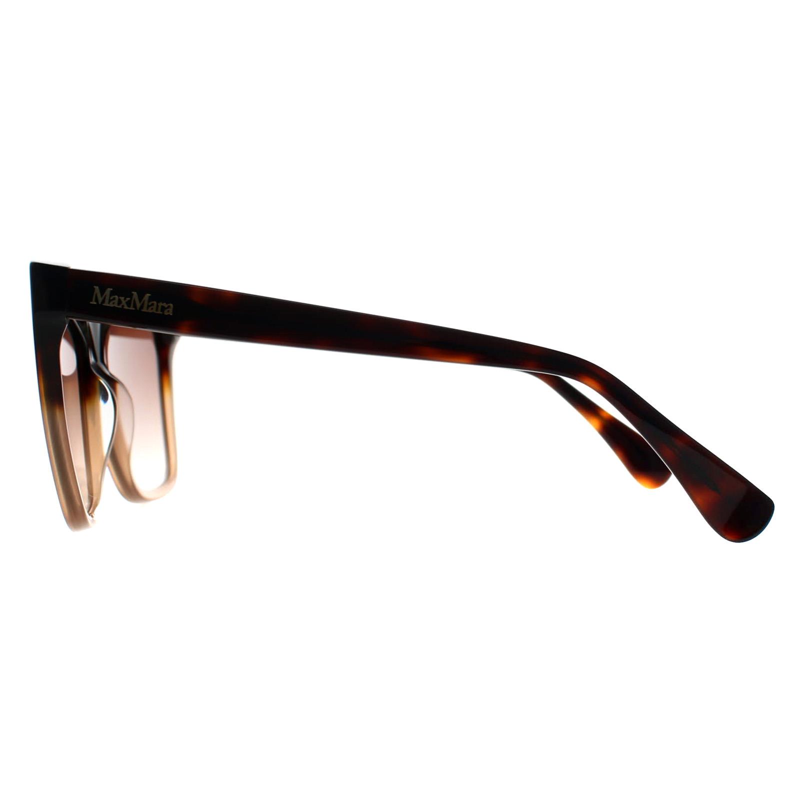 Cat Eye Havana Fade Brown Gradient MM0008 Logo2, Image 3 of 3