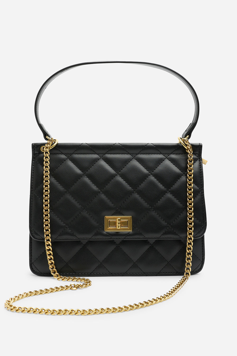 Black Arisbeth Quilted Cross Body Shoulder Bag, Image 1 of 6