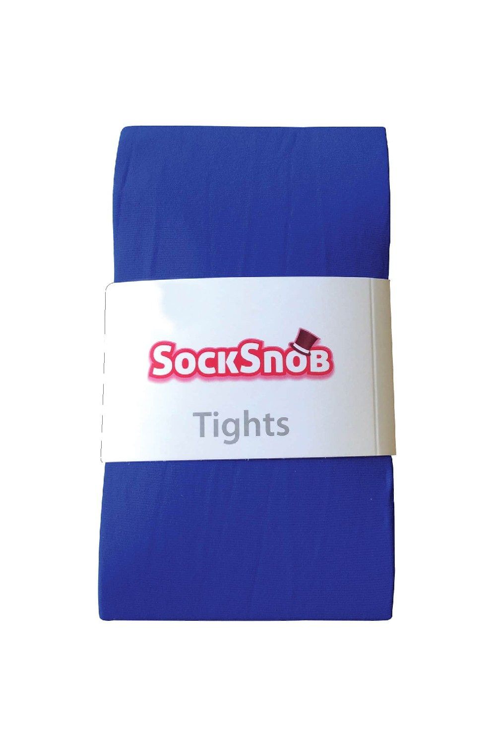 Blue 80 Denier Opaque Plain Coloured Tights, Image 2 of 5